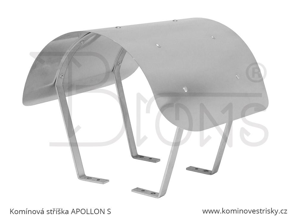 Komínová stříška nerez Apollon S (540x500)